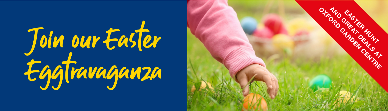 Easter egg hunt promotion at Oxford Garden Centre